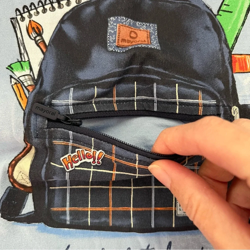 MAYORAL Backpack Tee, 36mo - NWOT